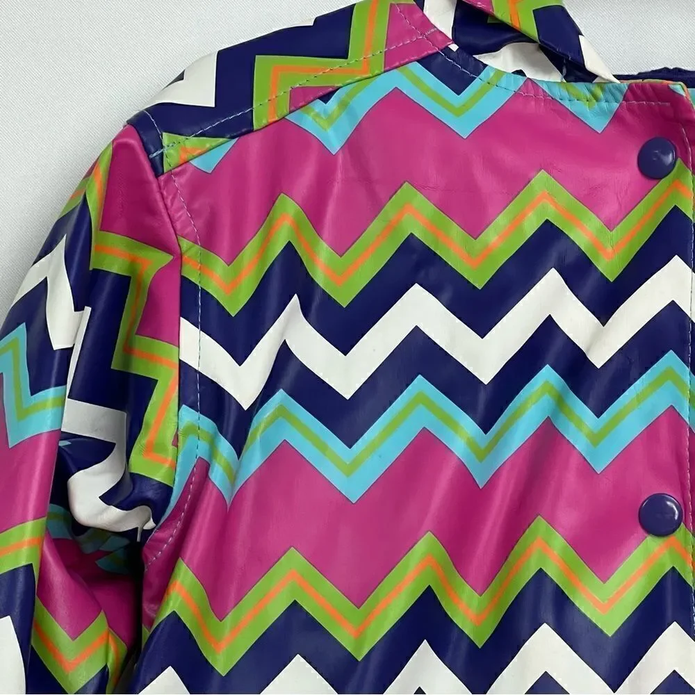 Hartstrings Purple and pink lined raincoat with hood